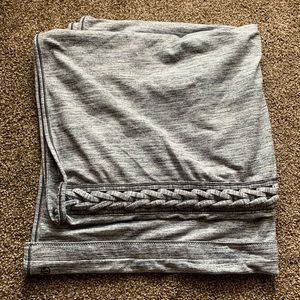 Lulu braided vinyasa infinity scarf